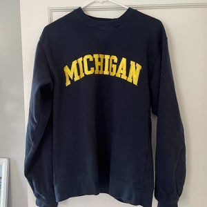 Michigan Classic Crewneck Sweatshirt Navy